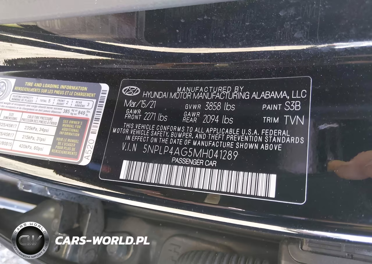 2021 Hyundai Elantra Limited VIN:5NPLP4AG5MH041289 - 9