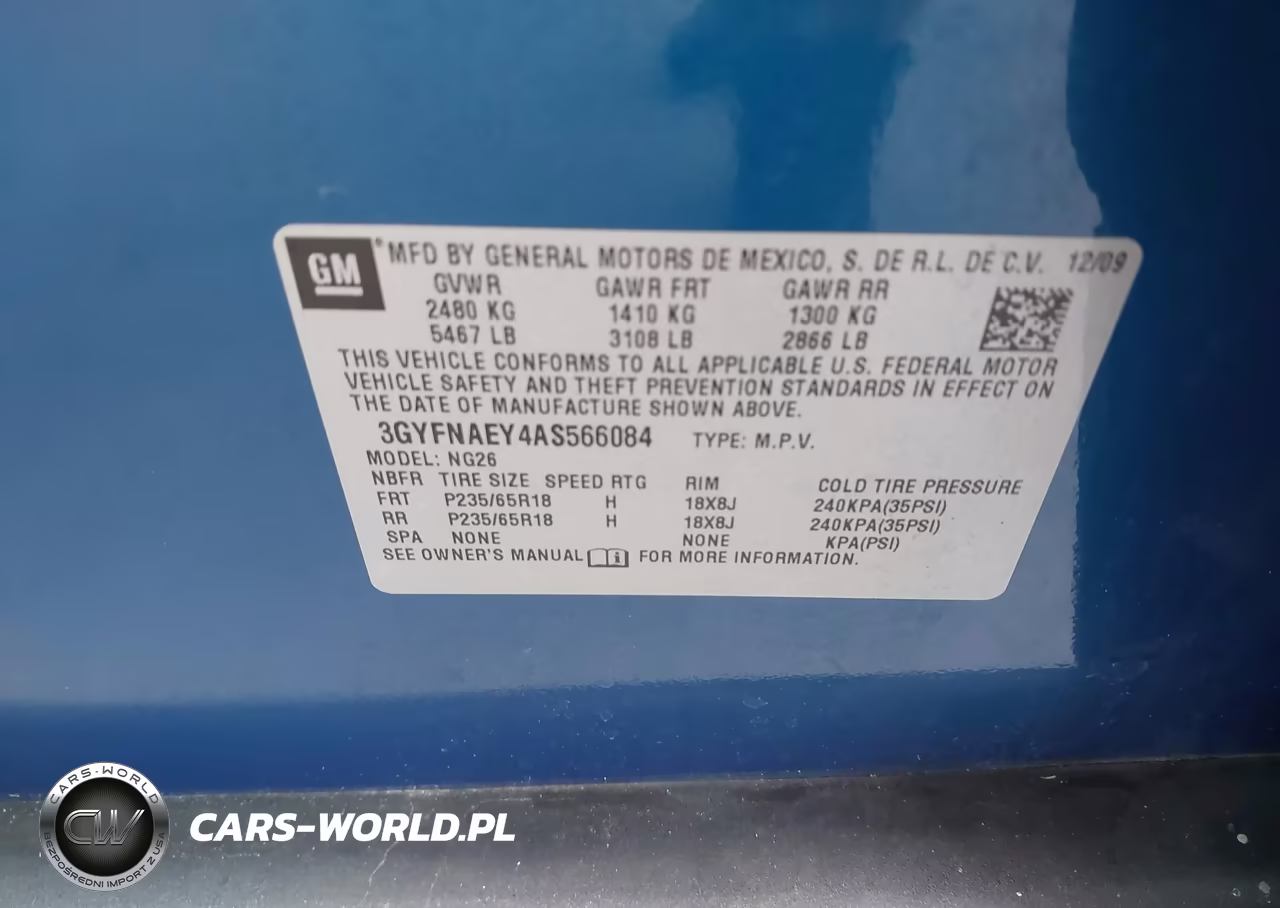 2010 Cadillac Srx Luxury Collection VIN:3GYFNAEY4AS566084 - 9
