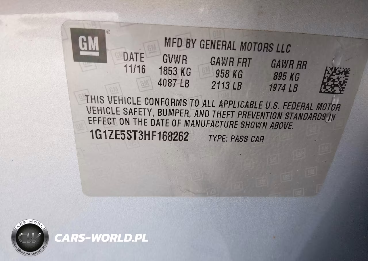 2017 Chevrolet Malibu 1Lt VIN:1G1ZE5ST3HF168262 - 9