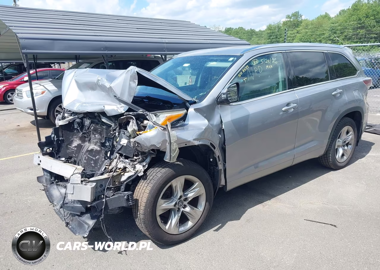 2016 Toyota Highlander Limited V6 VIN:5TDDKRFH7GS346194 - 2