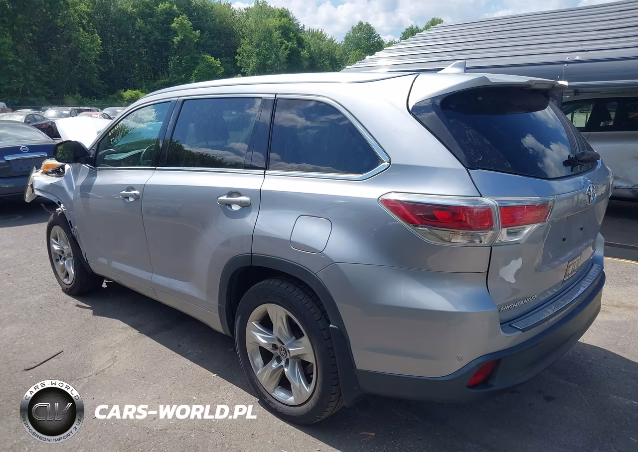 2016 Toyota Highlander Limited V6 VIN:5TDDKRFH7GS346194 - 3