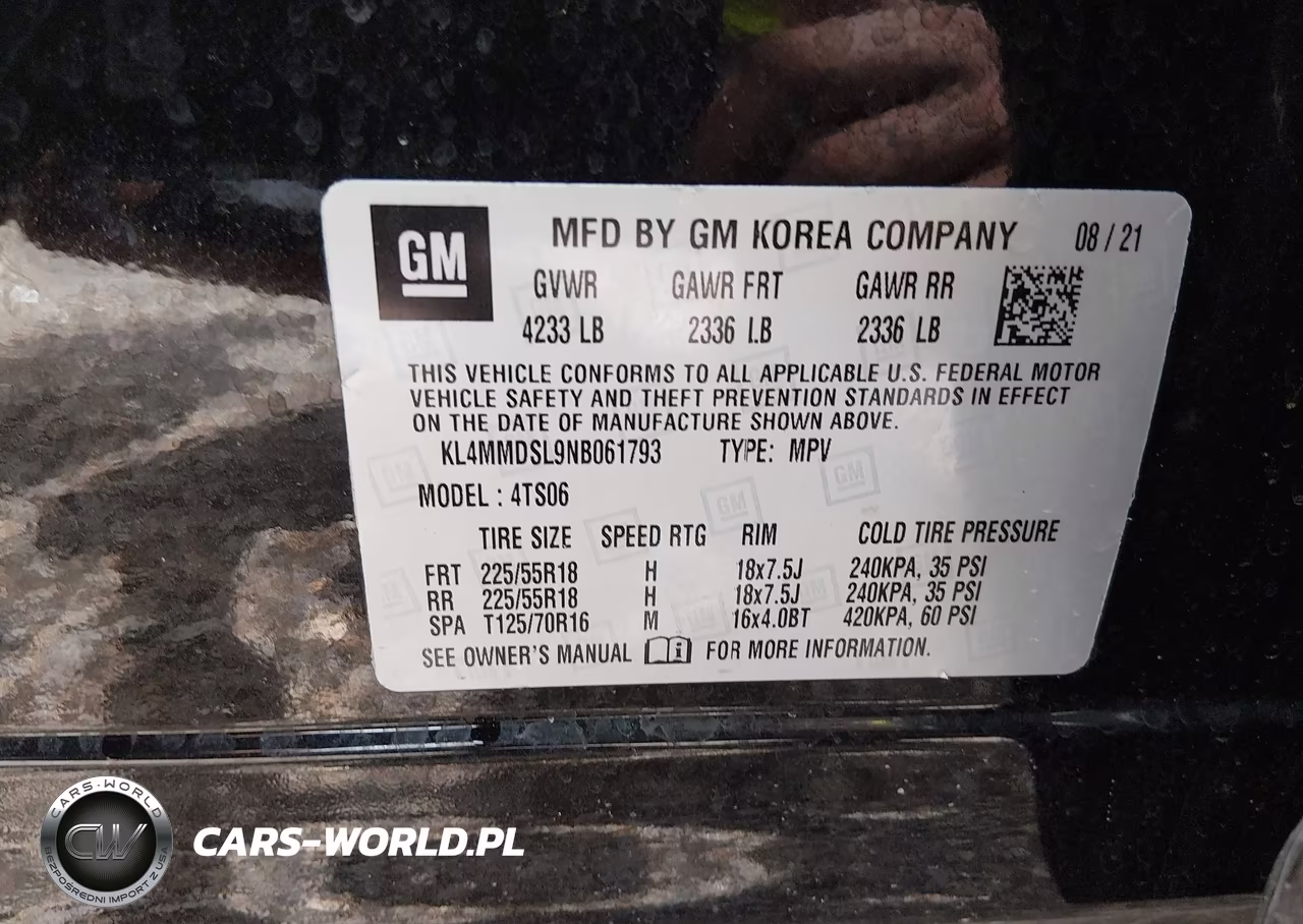 2022 Buick Encore Gx Fwd Select VIN:KL4MMDSL9NB061793 - 9