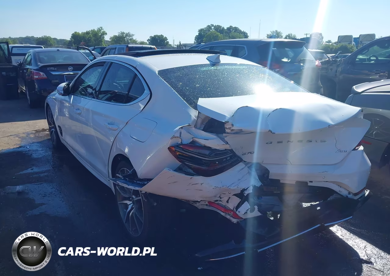 2022 Genesis G70 2.0T Awd VIN:KMTG34TA7NU091027 - 3