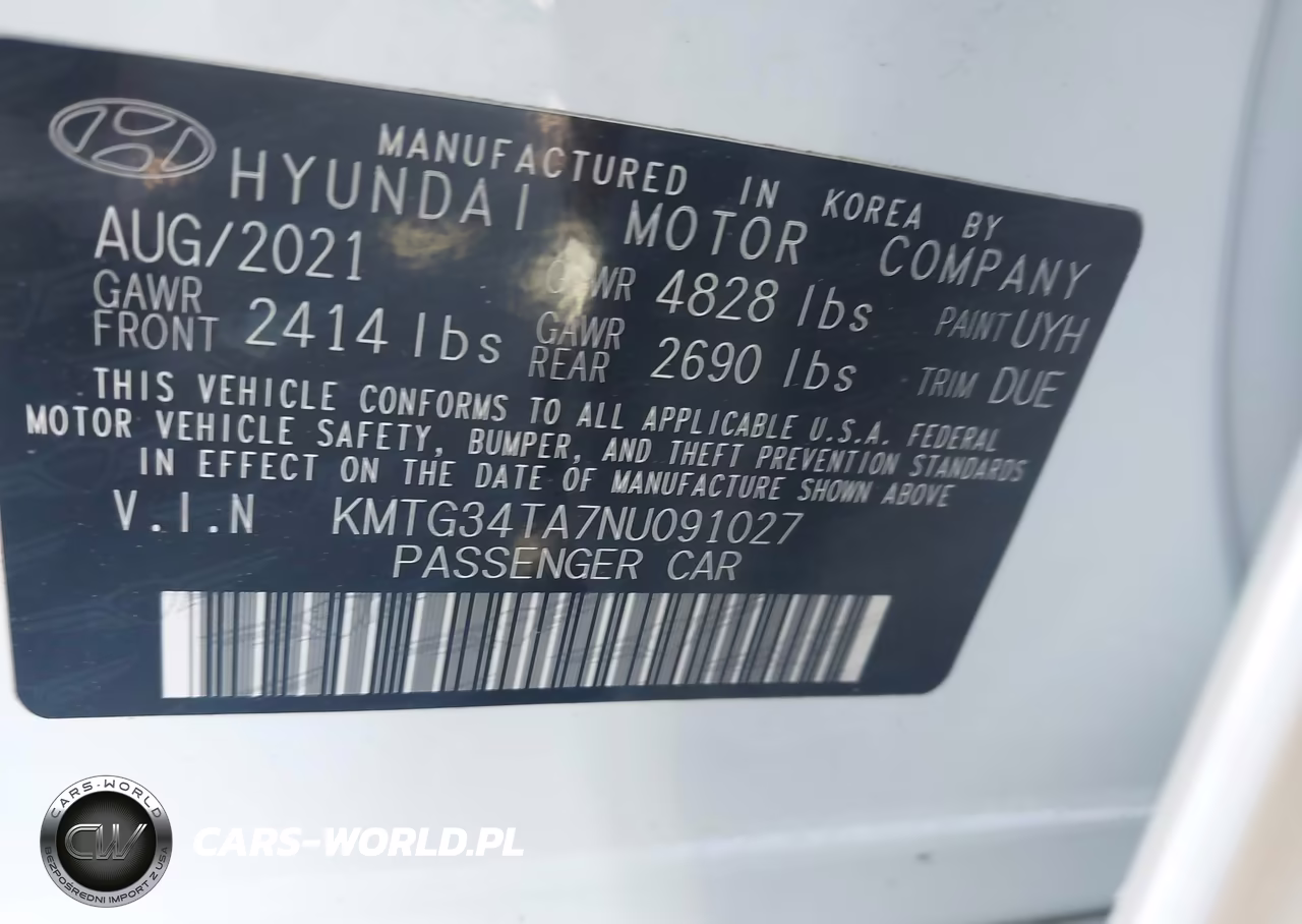 2022 Genesis G70 2.0T Awd VIN:KMTG34TA7NU091027 - 9