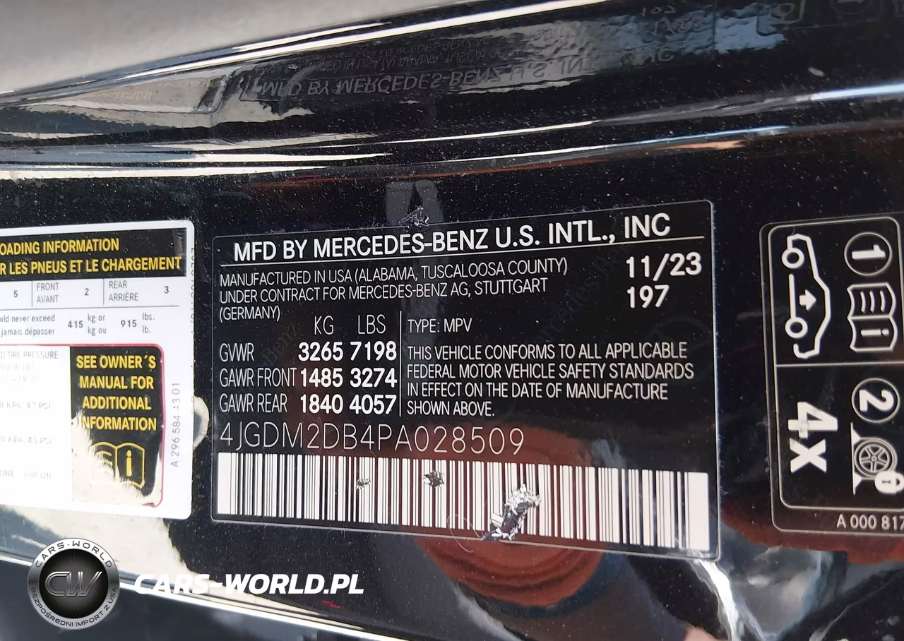 2023 Mercedes-Benz Eqs 450+ Suv VIN:4JGDM2DB4PA028509 - 9