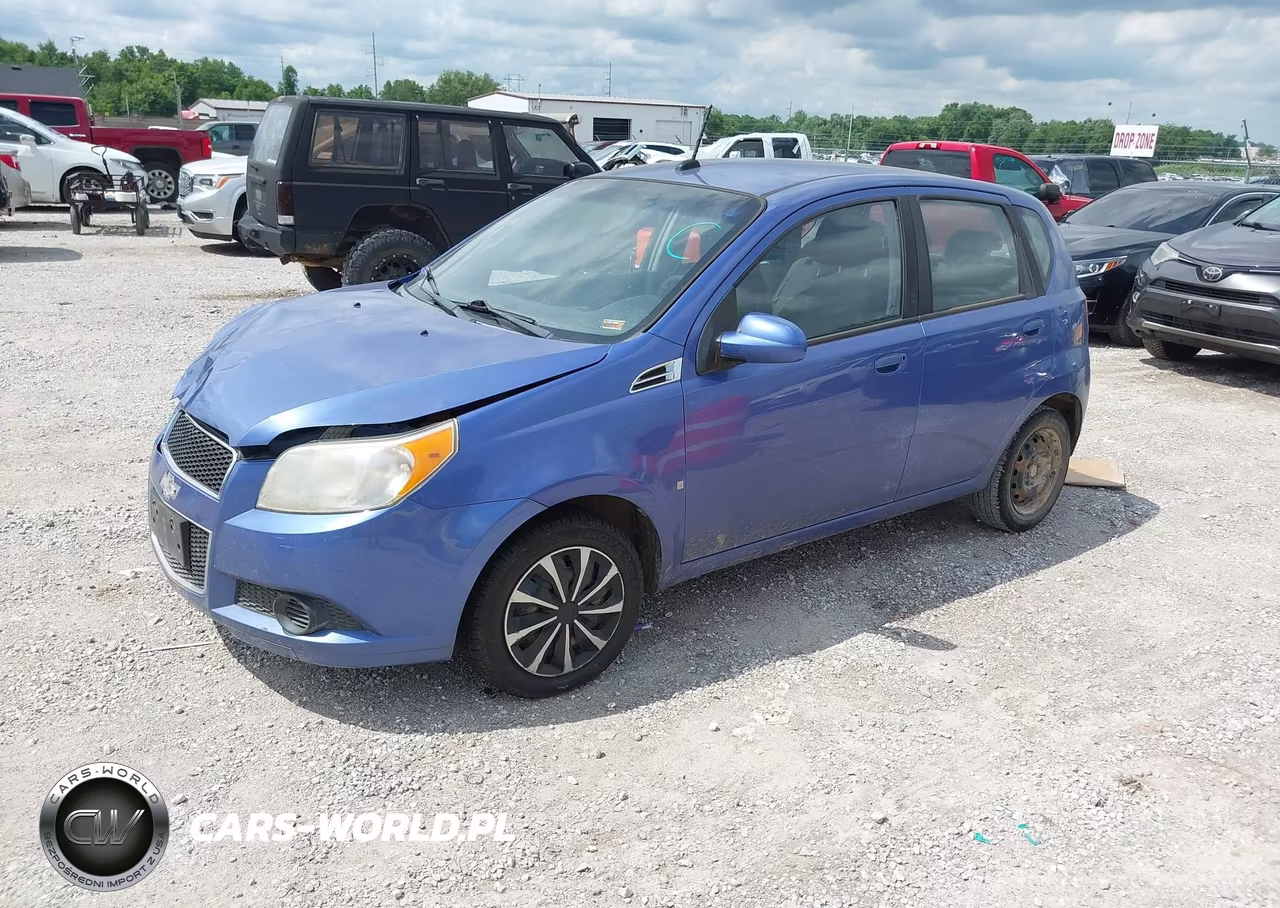 2009 Chevrolet Aveo Lt VIN:KL1TD66E39B318386 - 2