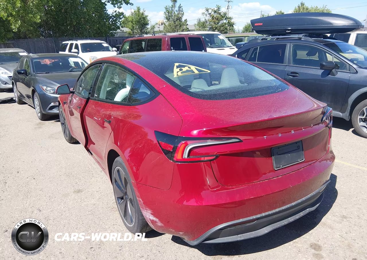 2025 Tesla Model 3 Long Range Rear-Wheel Drive-Standard Rear-Wheel Drive VIN:5YJ3E1EAXSF030407 - 3