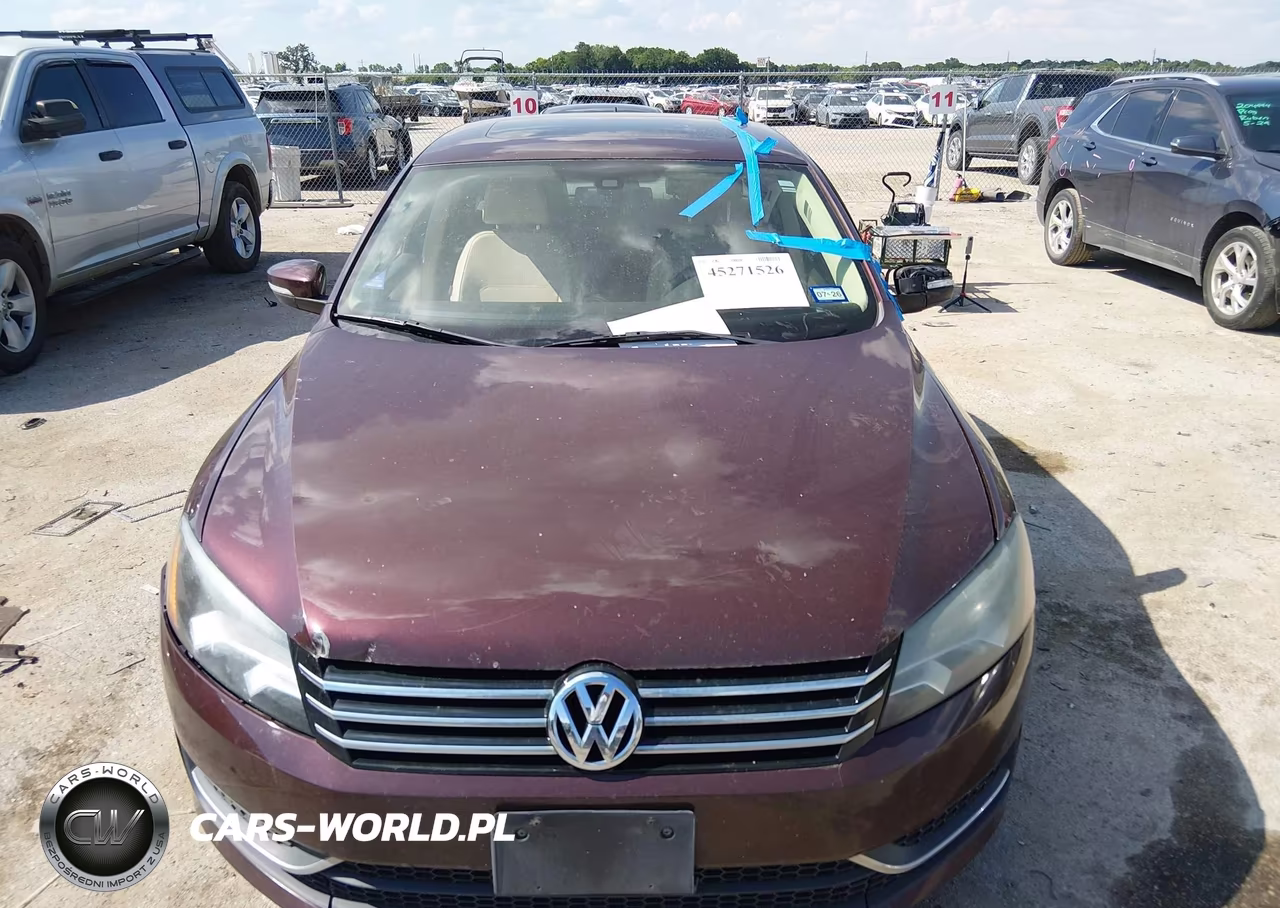 2013 Volkswagen Passat 2.5L Se VIN:1VWBH7A36DC135827 - 12