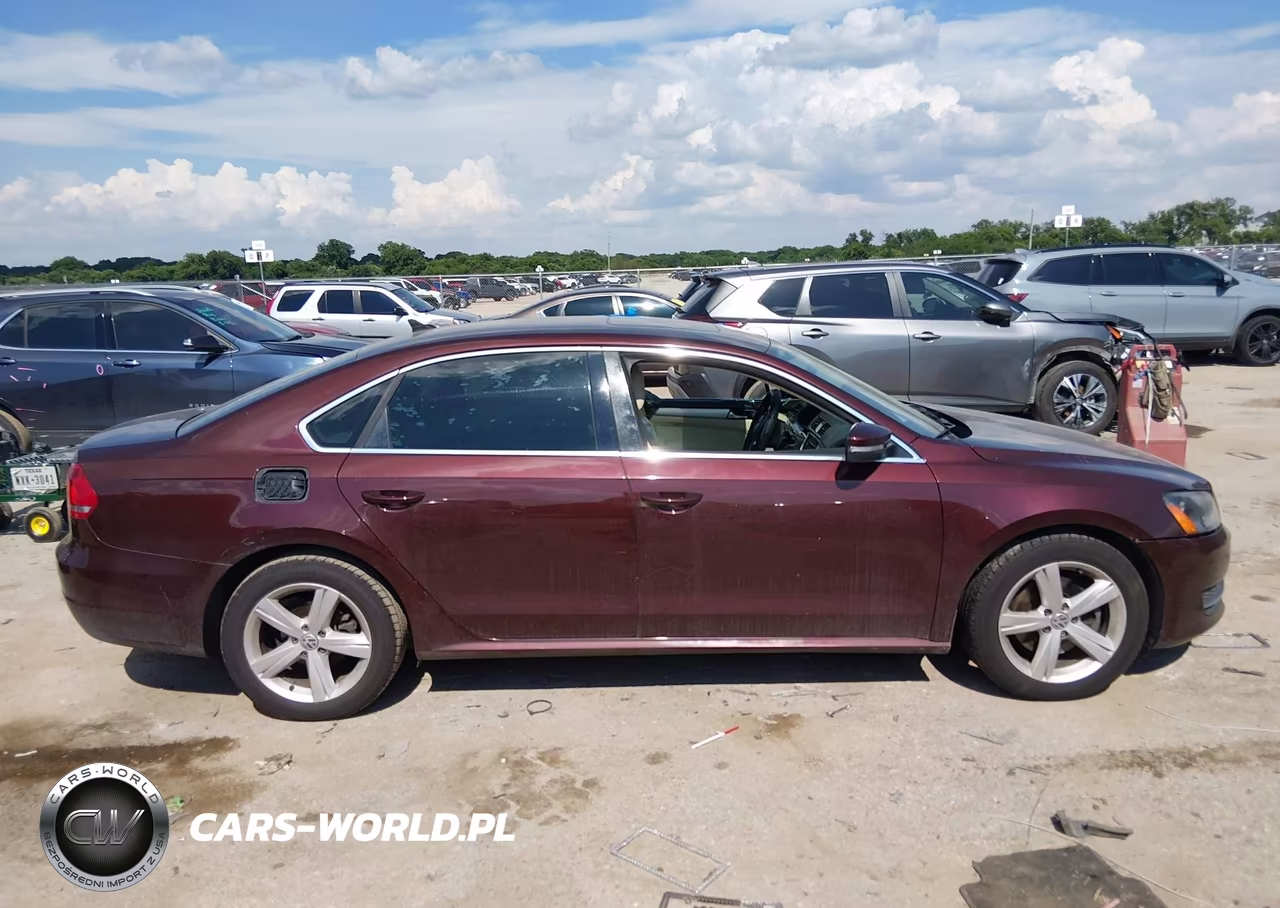 2013 Volkswagen Passat 2.5L Se VIN:1VWBH7A36DC135827 - 13