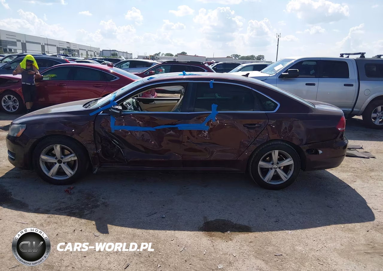 2013 Volkswagen Passat 2.5L Se VIN:1VWBH7A36DC135827 - 14