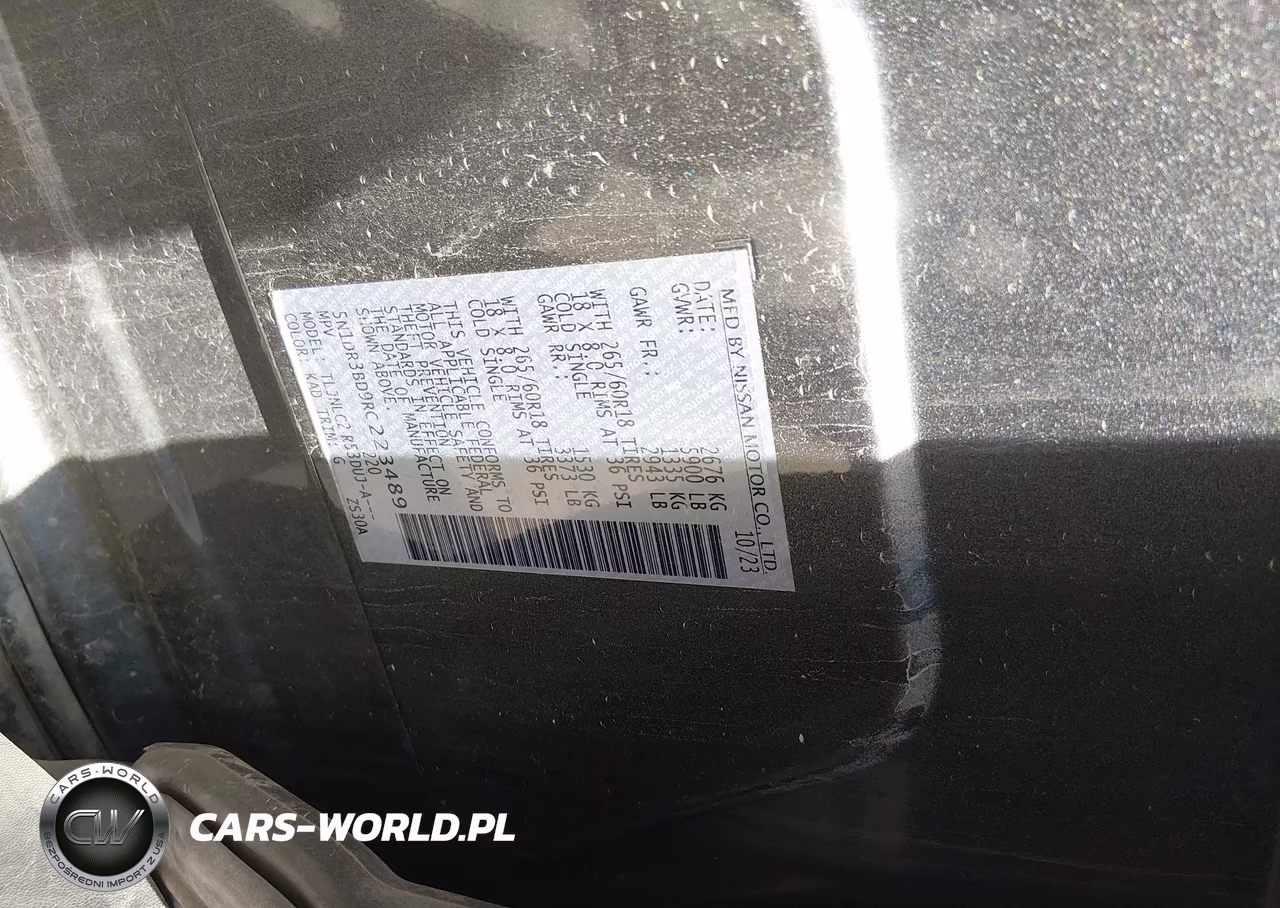 2024 Nissan Pathfinder Rock Creek 4Wd VIN:5N1DR3BD9RC223489 - 9