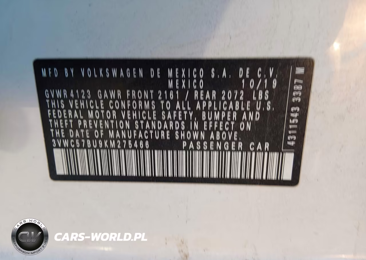 2019 Volkswagen Jetta 1.4T R-Line-1.4T S-1.4T Se VIN:3VWC57BU9KM275466 - 9