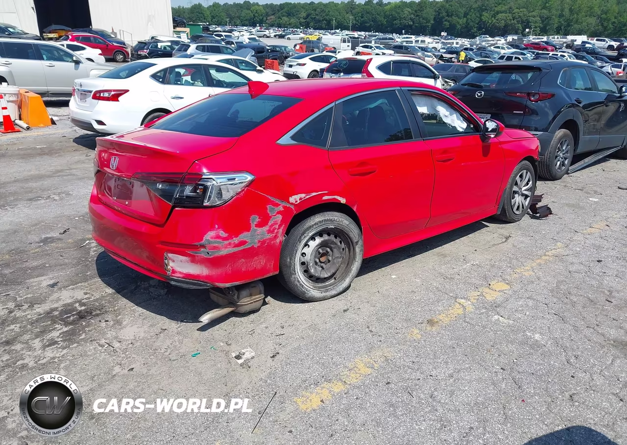 2022 Honda Civic Lx VIN:2HGFE2F27NH508910 - 4