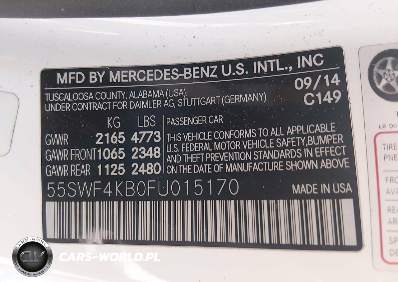 2015 Mercedes-Benz C 300 Luxury 4Matic VIN:55SWF4KB0FU015170 - 9