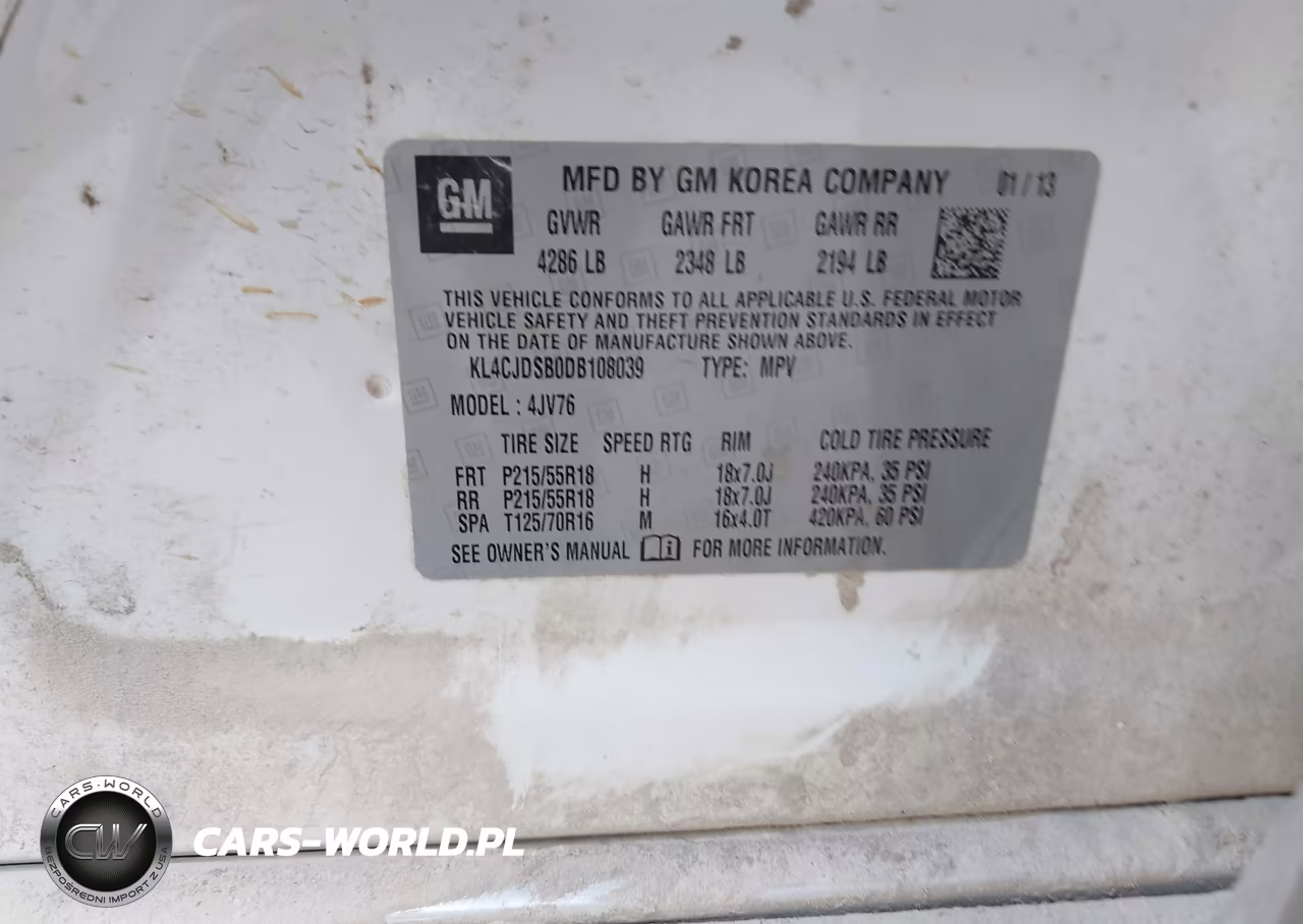 2013 Buick Encore Premium VIN:KL4CJDSB0DB108039 - 9
