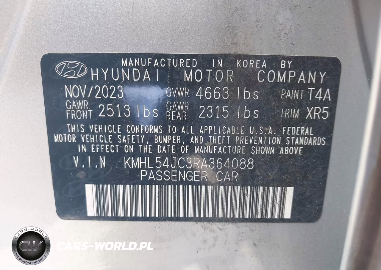 2024 Hyundai Sonata N Line VIN:KMHL54JC3RA364088 - 9