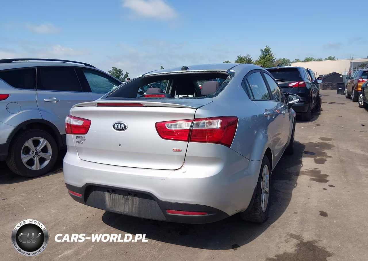 2015 Kia Rio Lx VIN:KNADM4A39F6528015 - 4