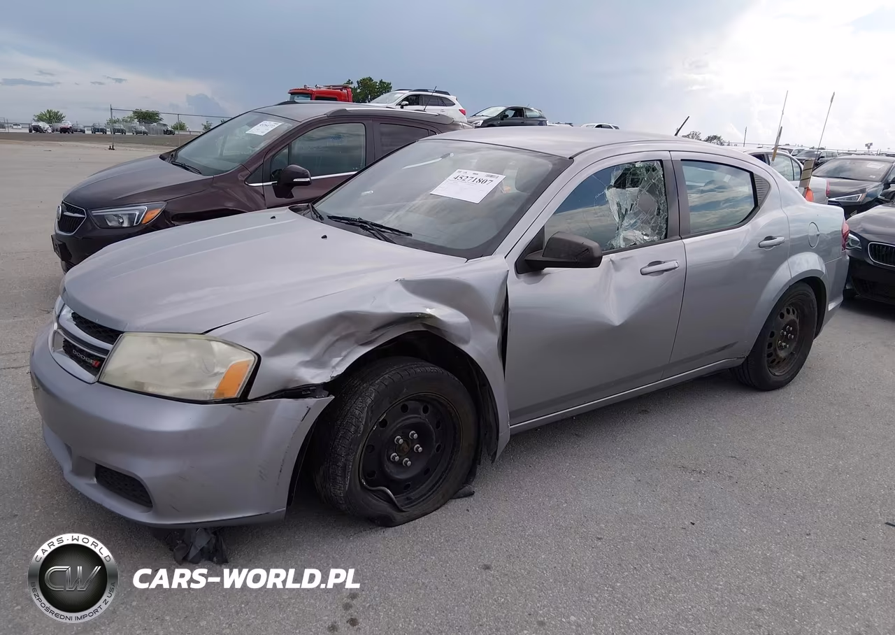 2013 Dodge Avenger Se VIN:1C3CDZAB2DN581049 - 2