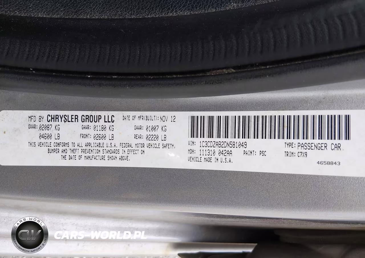 2013 Dodge Avenger Se VIN:1C3CDZAB2DN581049 - 9