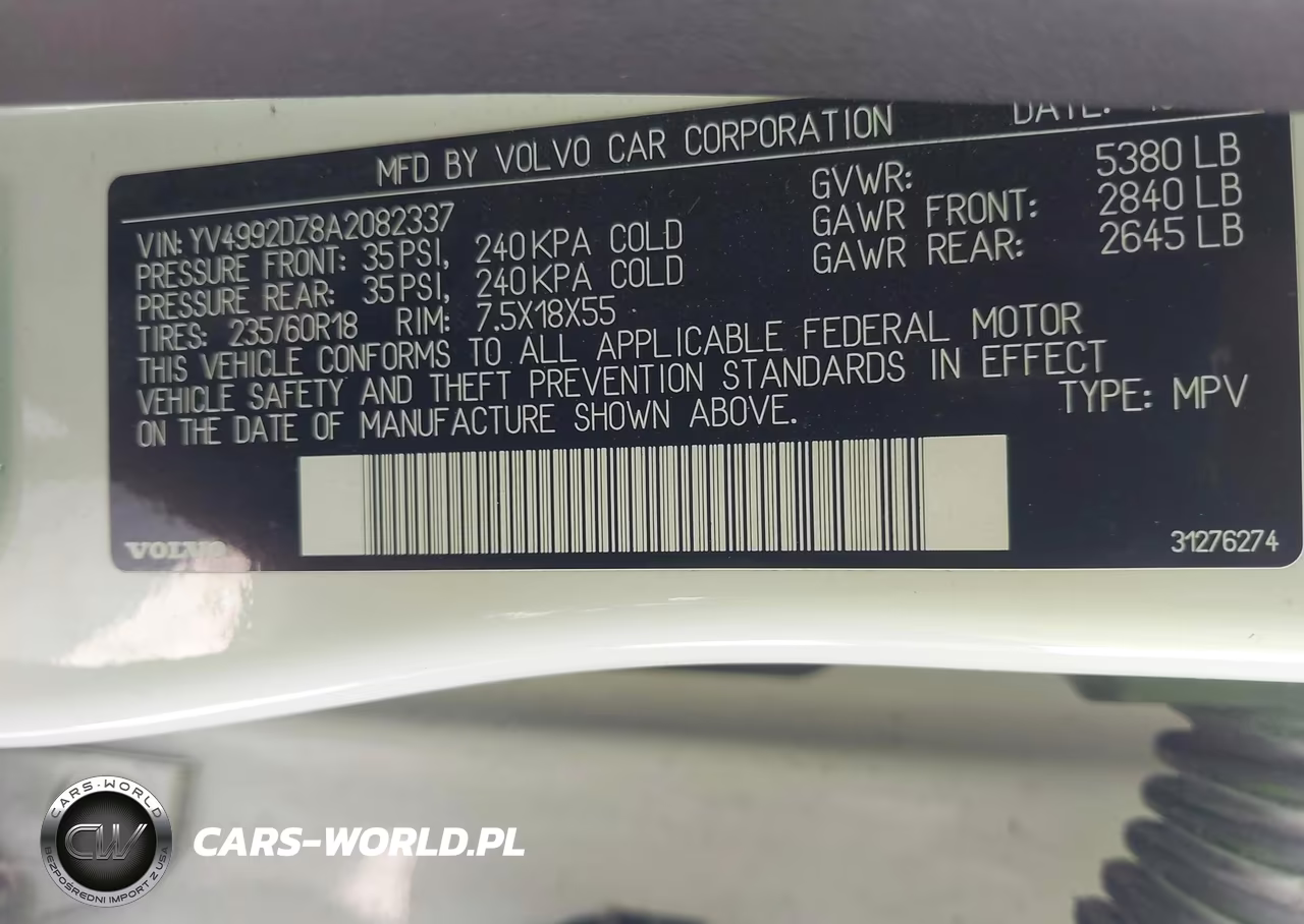 2010 Volvo Xc60 T6-T6 R-Design VIN:YV4992DZ8A2082337 - 9