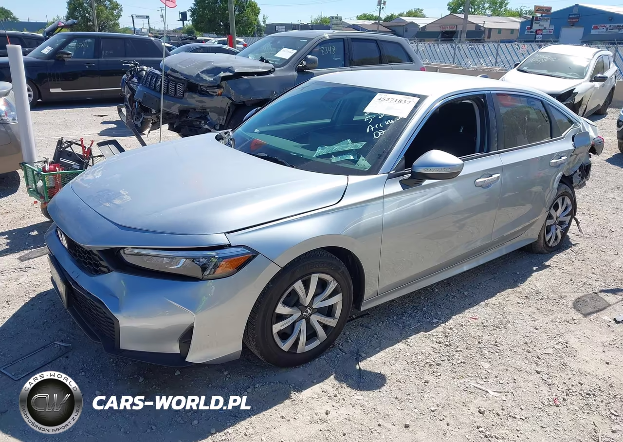 2025 Honda Civic Lx VIN:2HGFE2F28SH541992 - 2