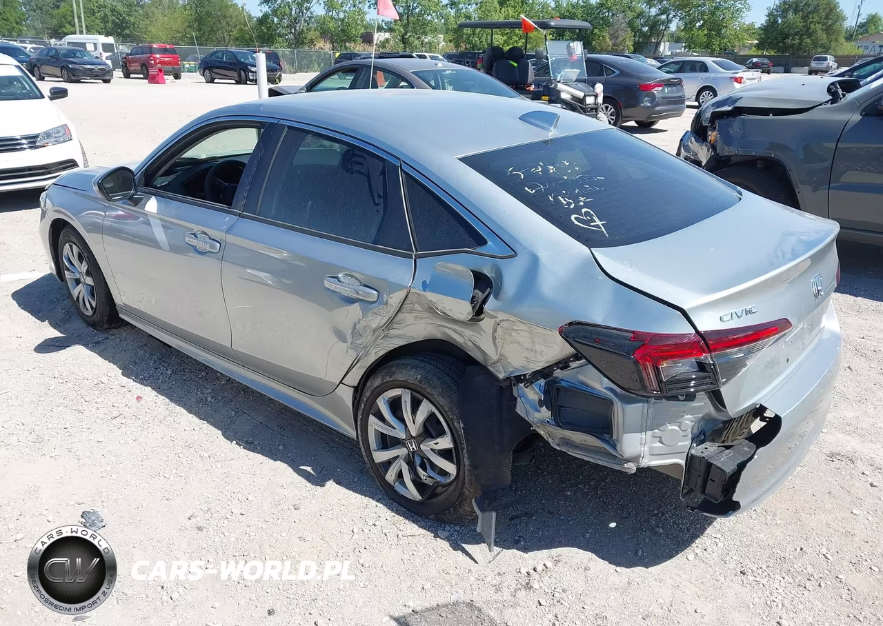 2025 Honda Civic Lx VIN:2HGFE2F28SH541992 - 3