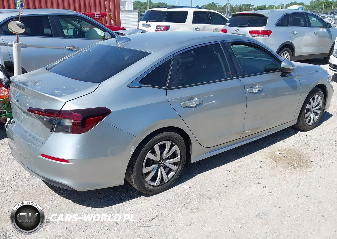 2025 Honda Civic Lx VIN:2HGFE2F28SH541992 - 4