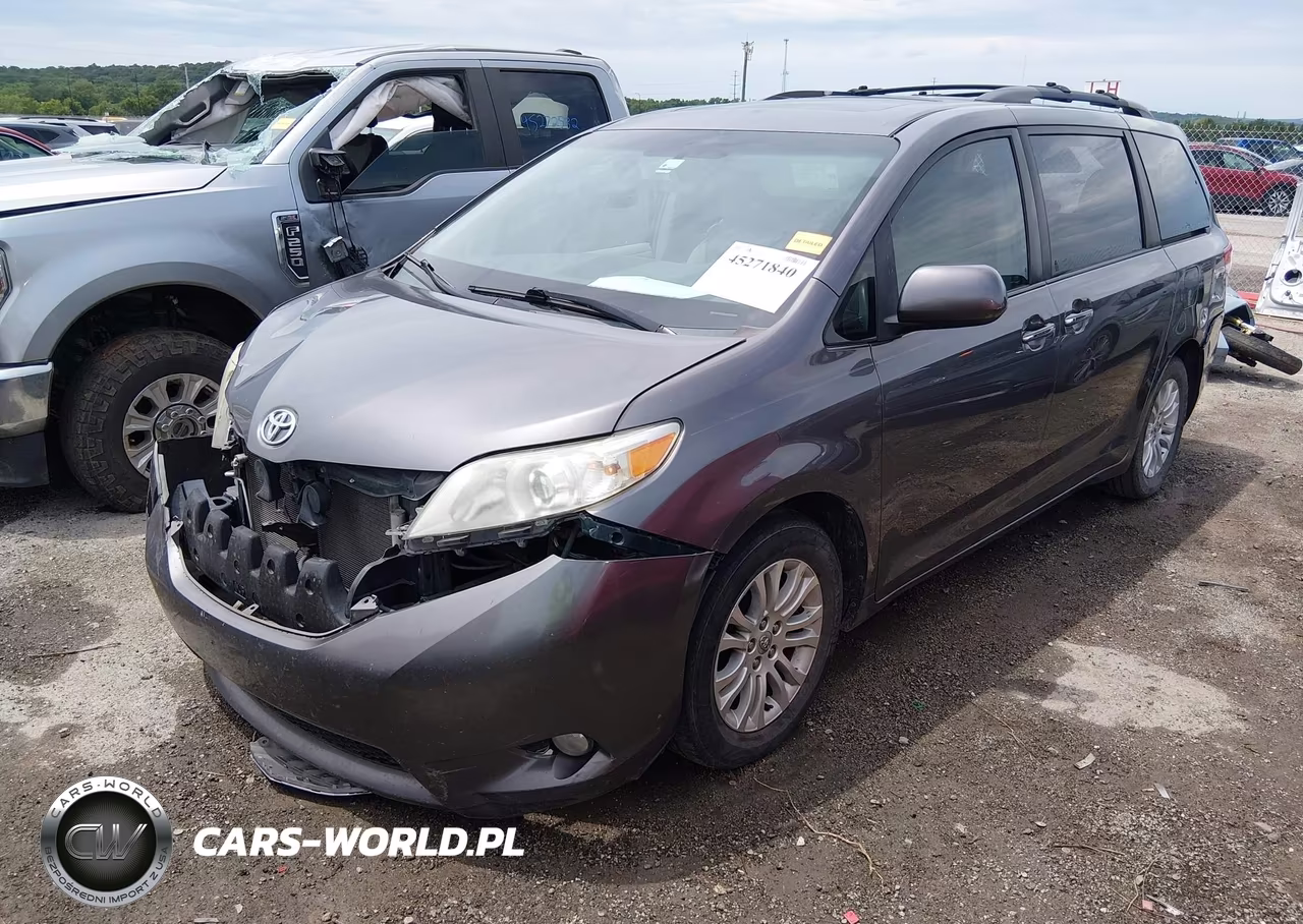 2012 Toyota Sienna Xle V6 8 Passenger VIN:5TDYK3DC6CS178953 - 2