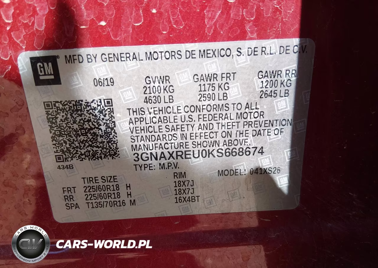 2019 Chevrolet Equinox Premier VIN:3GNAXREU0KS668674 - 9