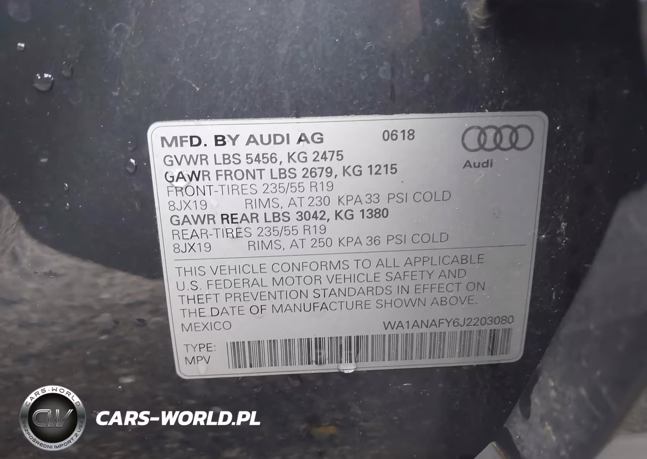 2018 Audi Q5 2.0T Premium-2.0T Tech Premium VIN:WA1ANAFY6J2203080 - 9