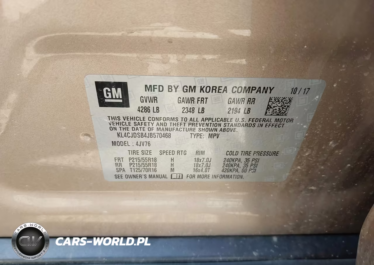 2018 Buick Encore Premium VIN:KL4CJDSB4JB570468 - 9