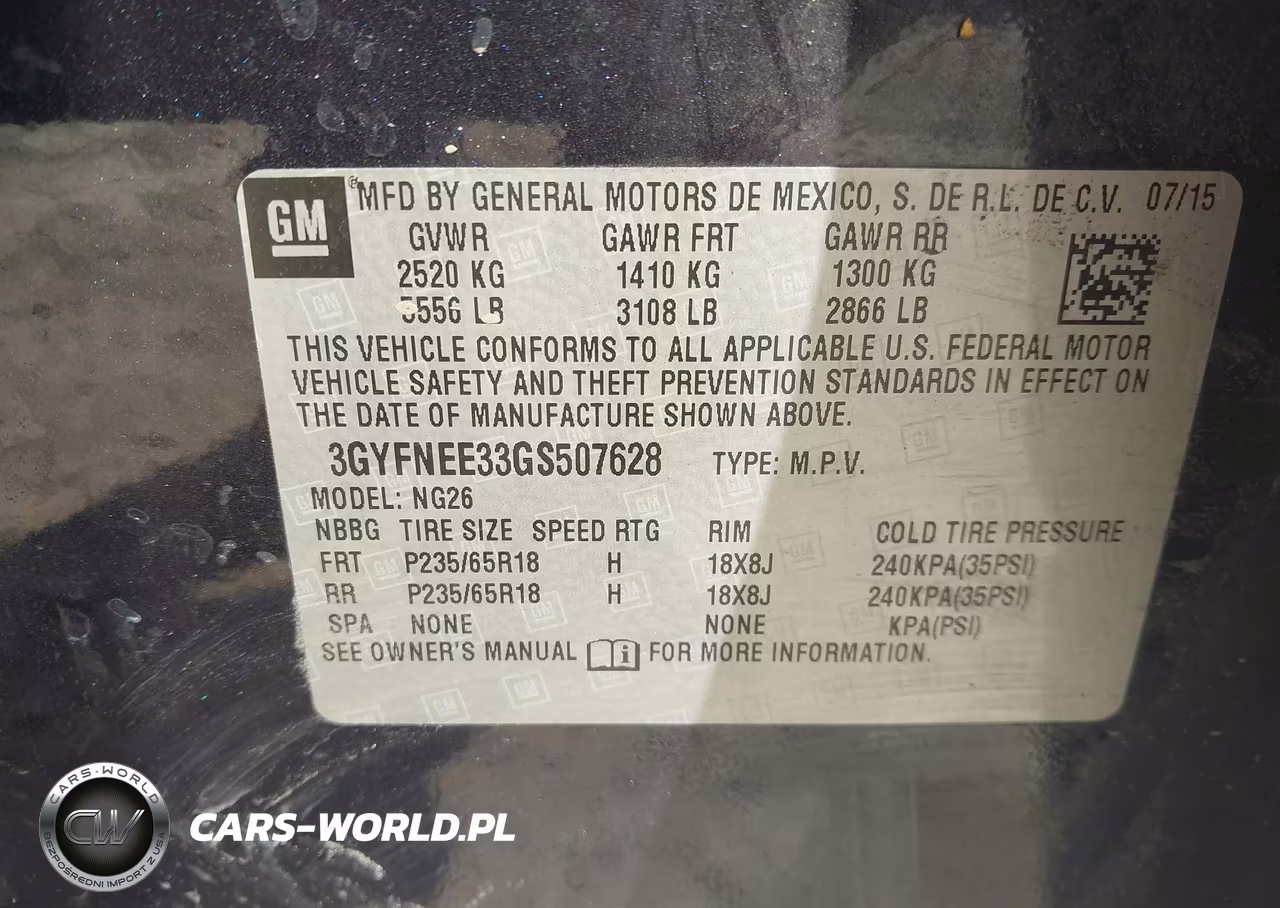 2016 Cadillac Srx Luxury Collection VIN:3GYFNEE33GS507628 - 9