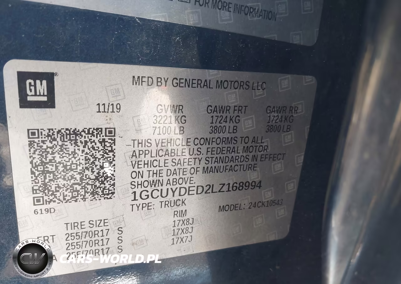 2020 Chevrolet Silverado 1500 4Wd Short Bed Lt VIN:1GCUYDED2LZ168994 - 9