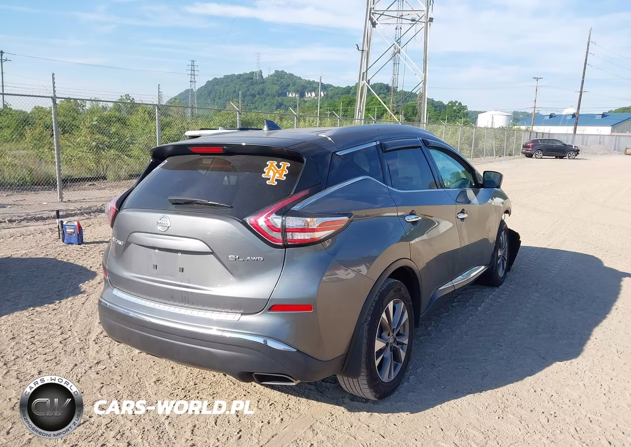 2017 Nissan Murano Sl VIN:5N1AZ2MH0HN139738 - 4