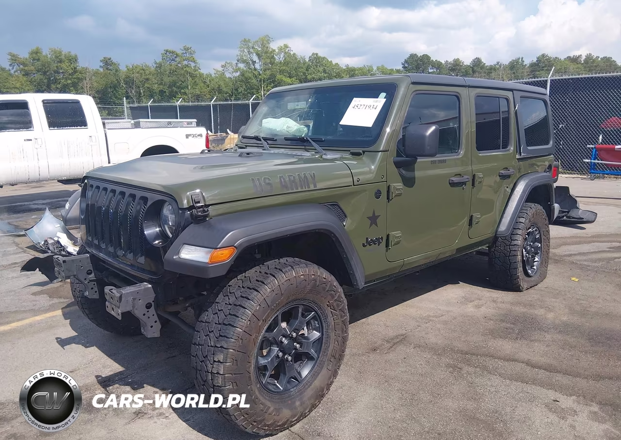 2021 Jeep Wrangler Unlimited Willys 4X4 VIN:1C4HJXDG7MW631301 - 2