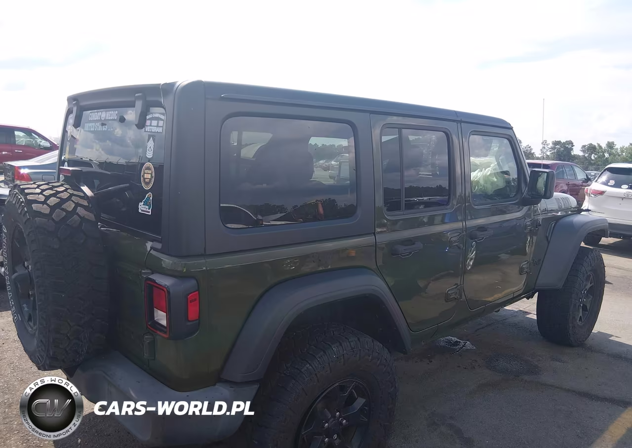 2021 Jeep Wrangler Unlimited Willys 4X4 VIN:1C4HJXDG7MW631301 - 4
