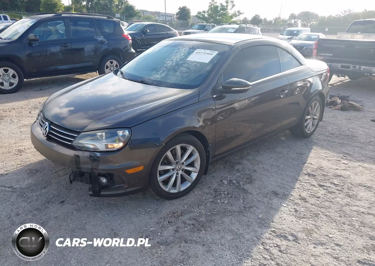 2012 Volkswagen Eos Komfort VIN:WVWBW7AH8CV020072 - 2