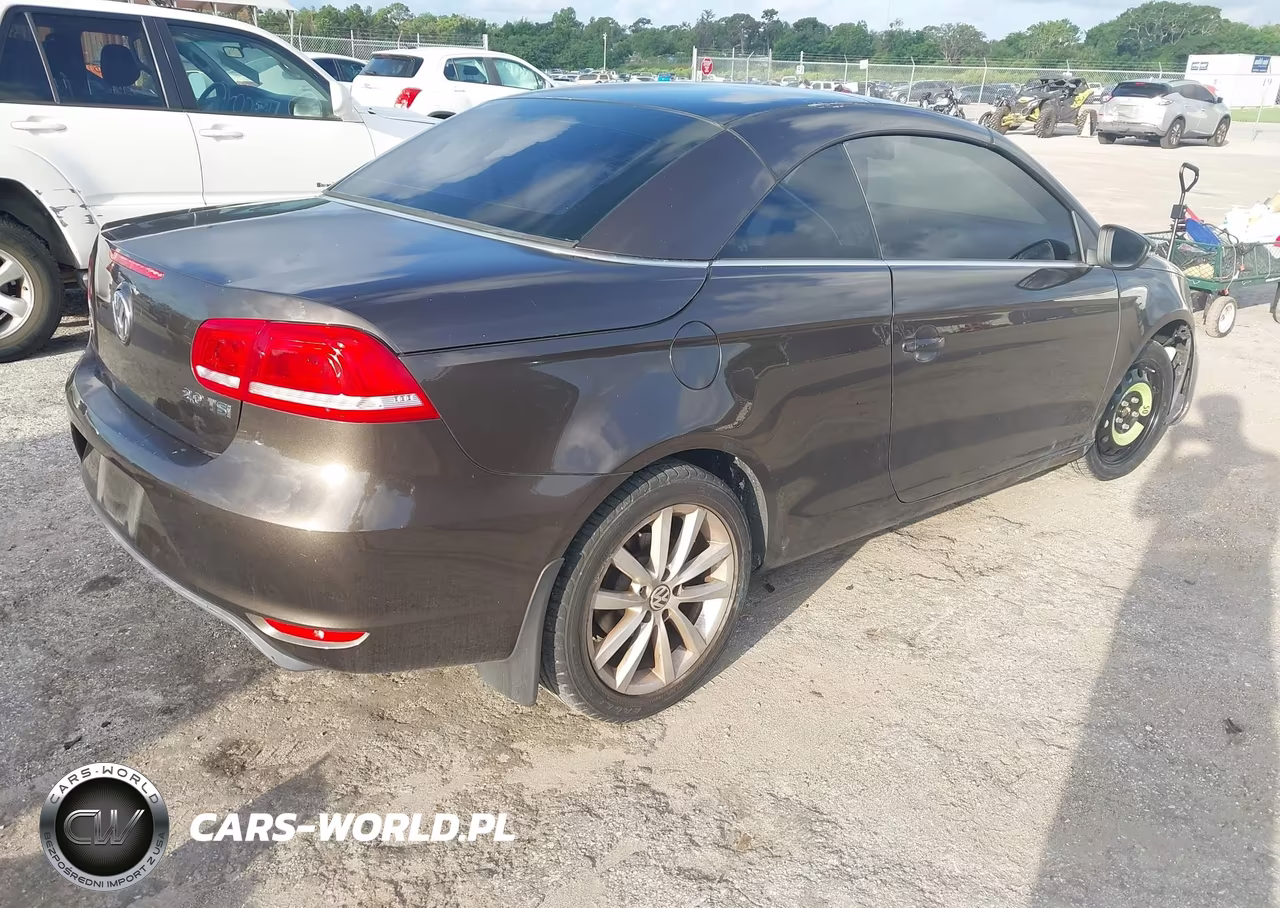 2012 Volkswagen Eos Komfort VIN:WVWBW7AH8CV020072 - 4