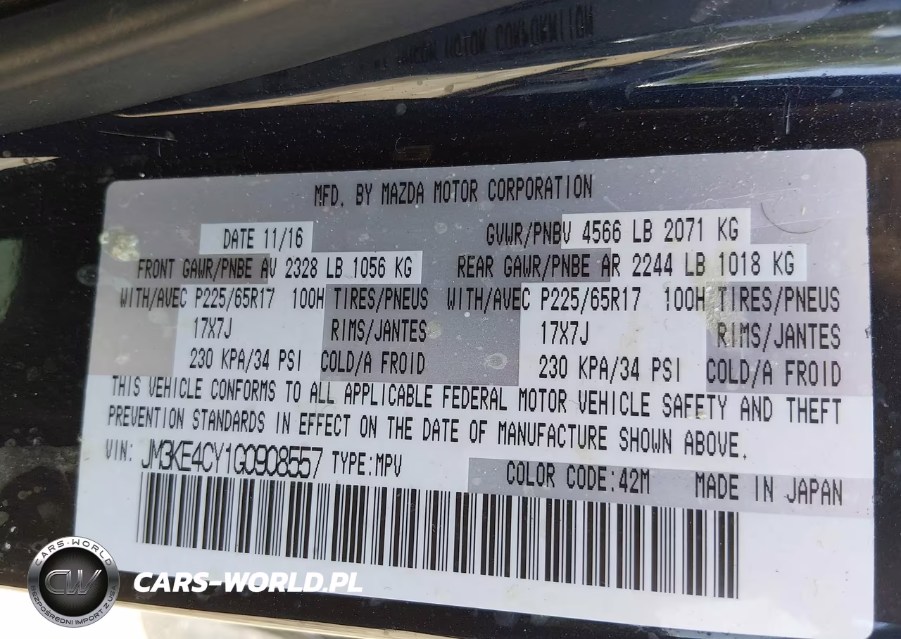2016 Mazda Cx-5 Touring VIN:JM3KE4CY1G0908557 - 9