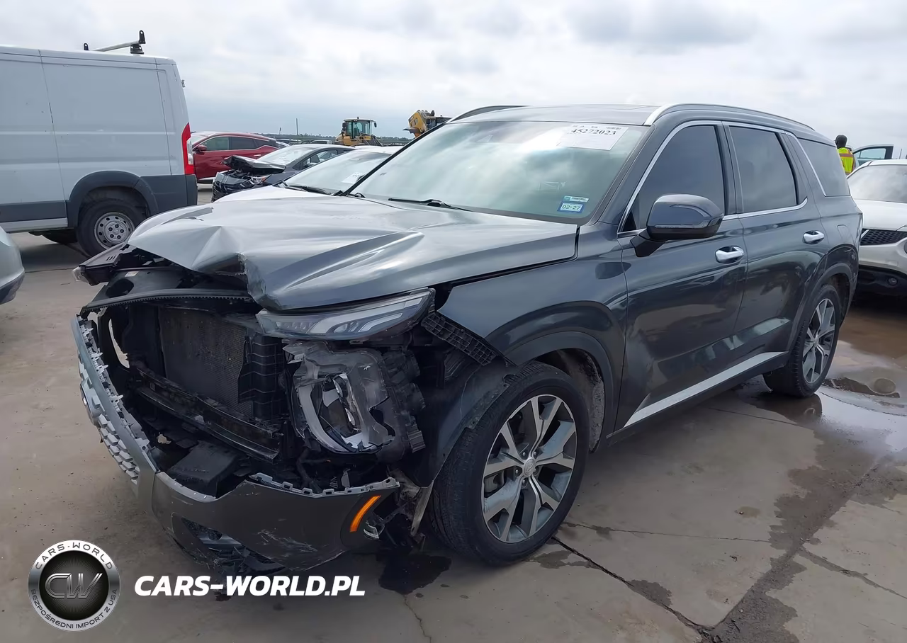 2021 Hyundai Palisade Sel VIN:KM8R4DHE9MU178583 - 2