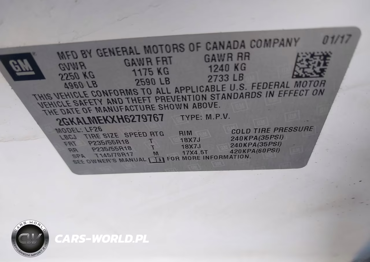2017 GMC Terrain Sle-1 VIN:2GKALMEKXH6279767 - 9