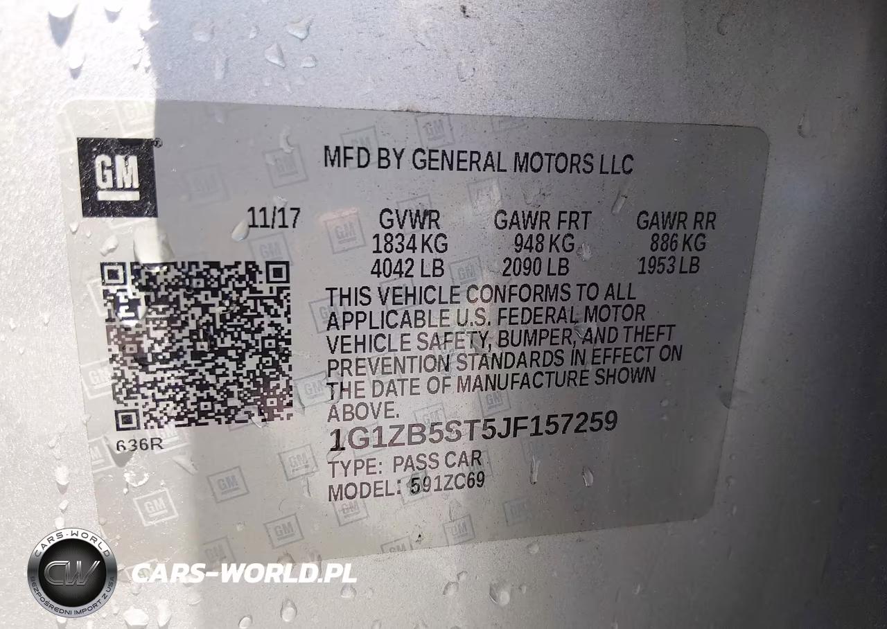 2018 Chevrolet Malibu 1Ls VIN:1G1ZB5ST5JF157259 - 9