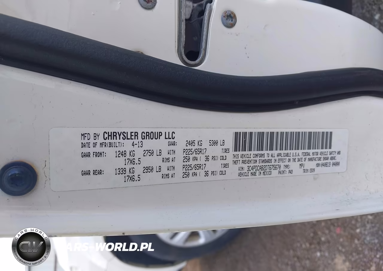 2013 Dodge Journey American Value Pkg VIN:3C4PDCAB2DT675670 - 9