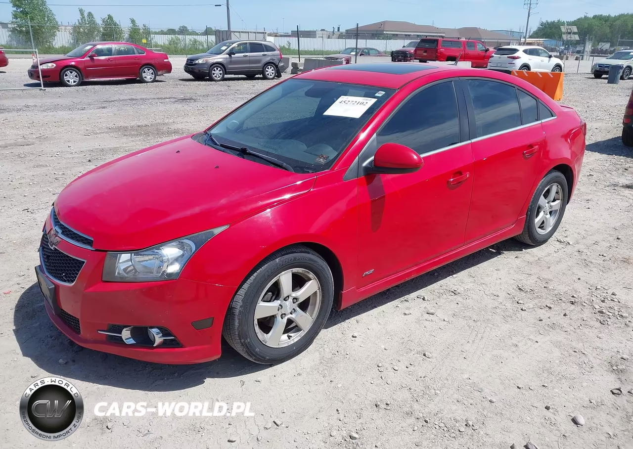 2012 Chevrolet Cruze 1Lt VIN:1G1PF5SC4C7243493 - 2