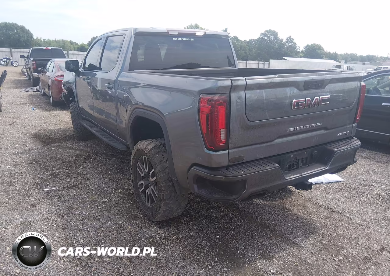 2021 GMC Sierra 1500 4Wd Short Box At4 VIN:3GTU9EET9MG404374 - 3