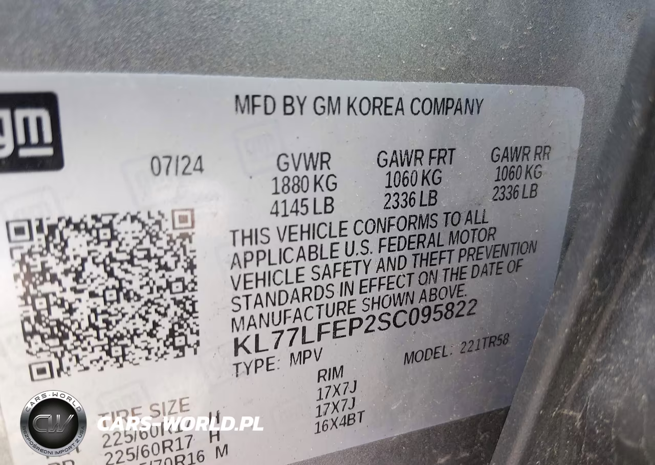 2025 Chevrolet Trax Fwd Ls VIN:KL77LFEP2SC095822 - 9