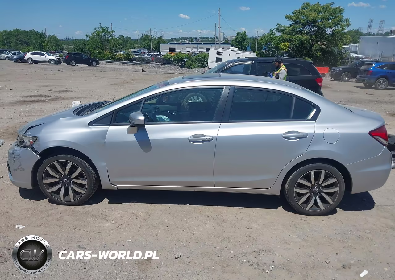 2015 Honda Civic Ex-L VIN:2HGFB2F9XFH555744 - 14