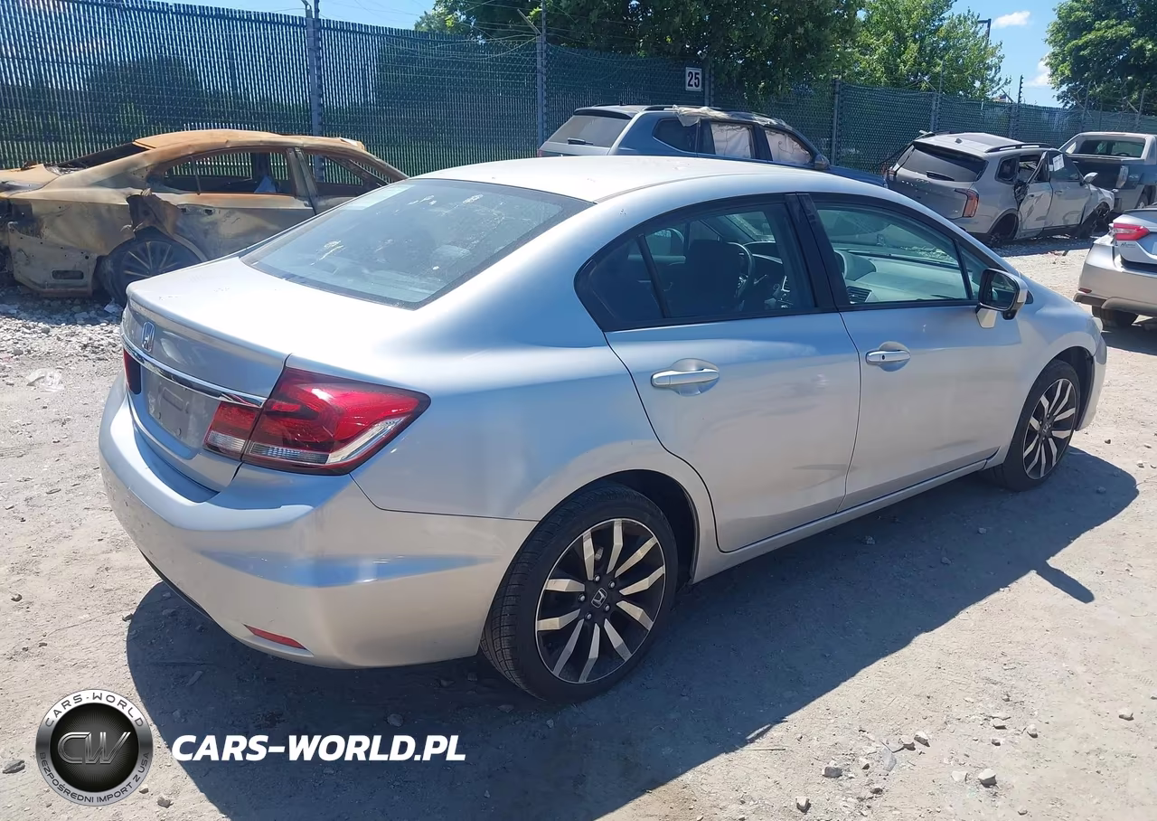 2015 Honda Civic Ex-L VIN:2HGFB2F9XFH555744 - 4