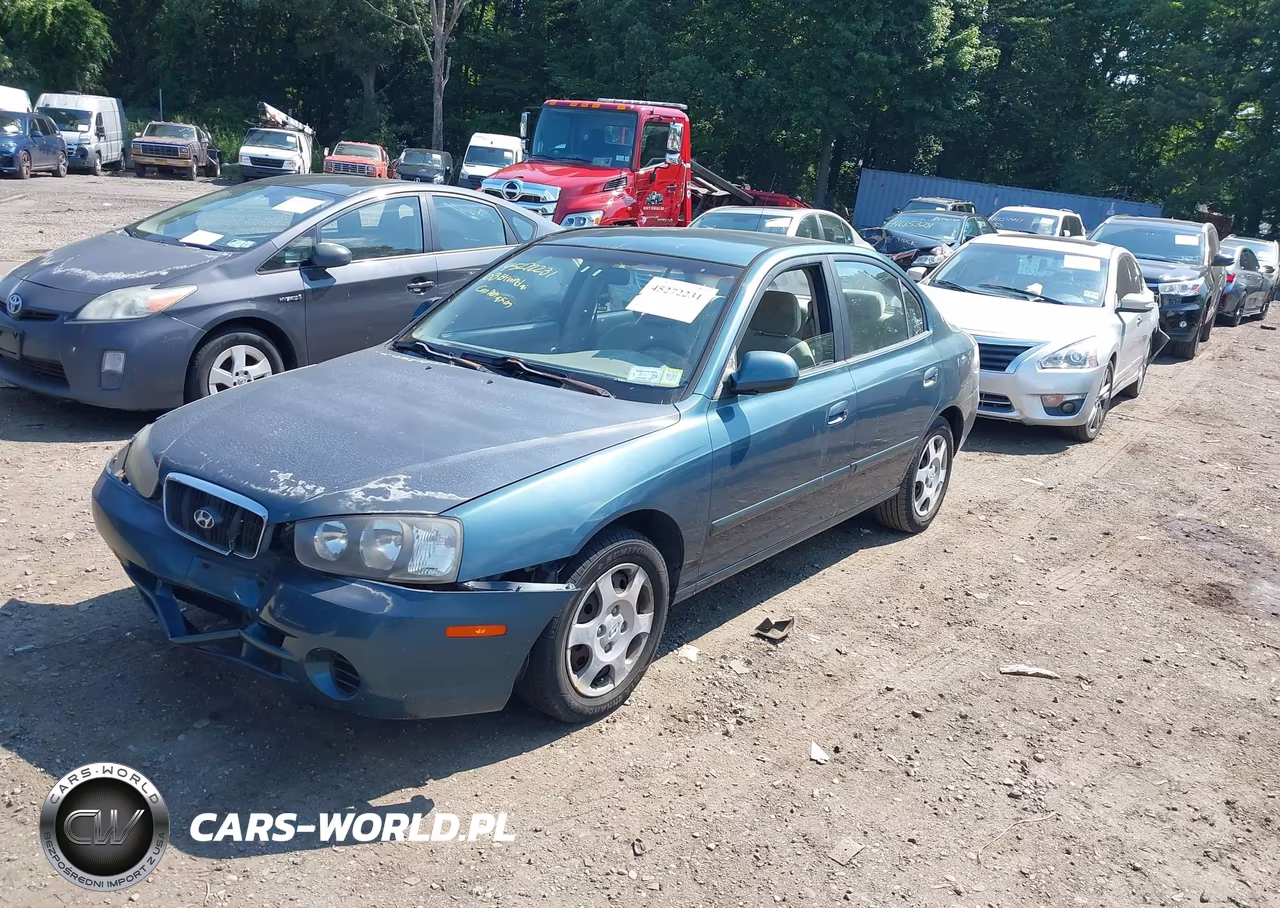 2003 Hyundai Elantra Gls-Gt VIN:KMHDN45D43U616637 - 2