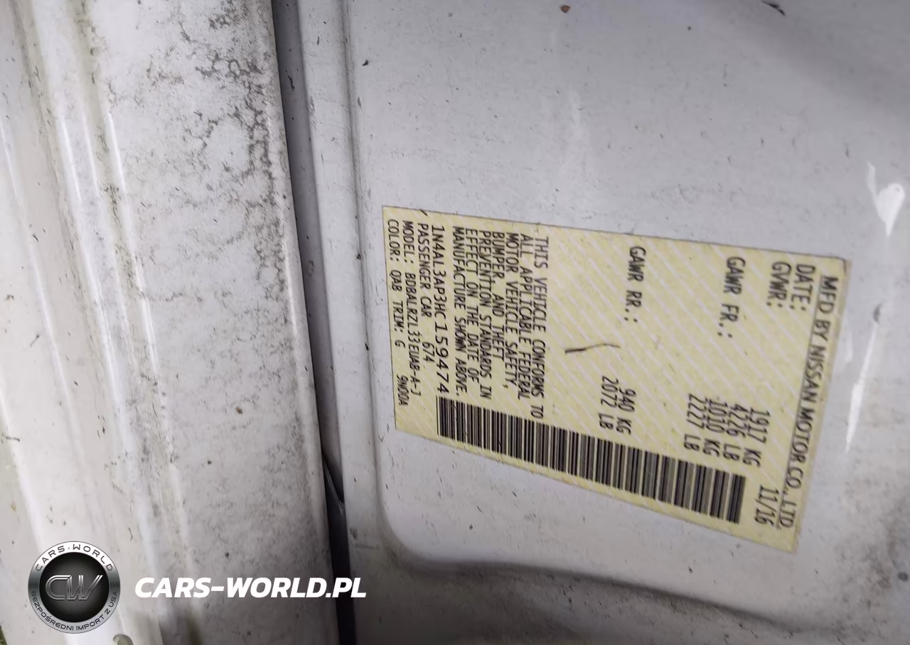 2017 Nissan Altima 2.5 Sl VIN:1N4AL3AP3HC159474 - 9